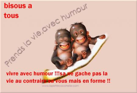 vivre avec de l'humour