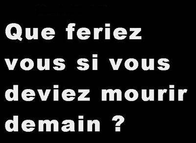 que feriez vous ?